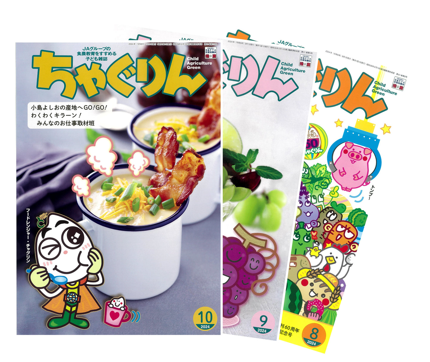 『ちゃぐりん』年間購読（12部／７月号より毎月配送）