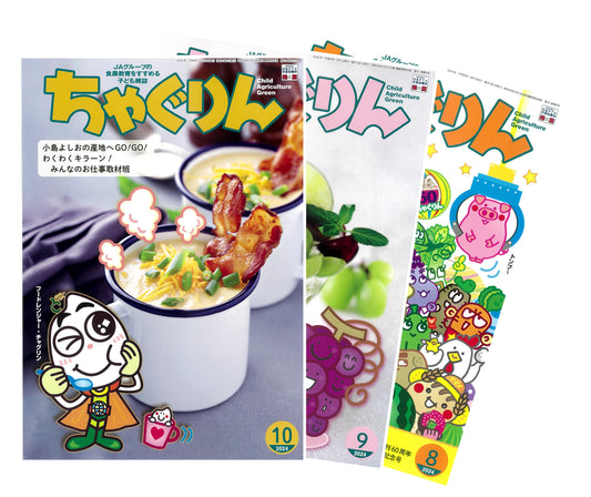 『ちゃぐりん』年間購読（12部／７月号より毎月配送）